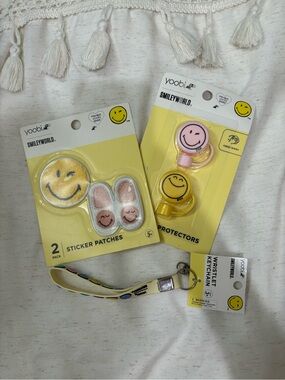 Straw Toppers, Keychain, and Sticker Patches bundle by Yoobi